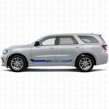 Calcomanía de vinilo con franjas laterales a cuadros para Dodge Durango 2011+ 2