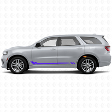 Calcomanía lateral de vinilo con franjas de panal para Dodge Durango 2011+ 2