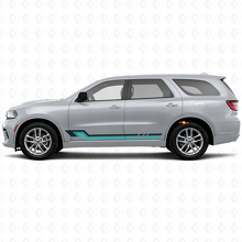 Calcomanía de vinilo con franjas laterales estilo vintage para Dodge Durango 2011+ 2