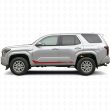 Calcomanía lateral de vinilo con rayas de panal para Toyota 4Runner 2024+ 3