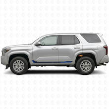 Calcomanía de vinilo con franjas laterales de estilo racing para Toyota 4Runner 2024+ 2