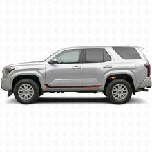 Calcomanía de vinilo con franjas laterales de estilo racing para Toyota 4Runner 2024+ 3