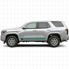 Calcomanía lateral de vinilo con rayas rectas vintage para Toyota 4Runner 2024+ 2