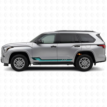 Calcomanía de vinilo de rayas laterales estilo vintage para Toyota Sequoia 2022+ 2