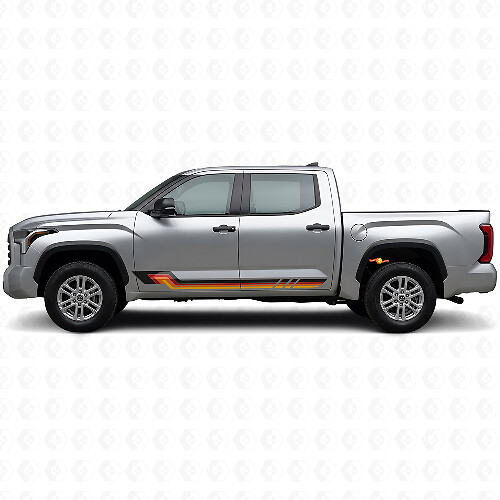 Calcomanía de Vinilo con Franjas Laterales Estilo Vintage para Toyota Tundra 2022+