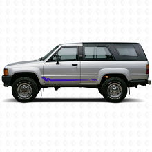 Calcomanía lateral de vinilo con franjas de panal para Toyota 4Runner 1984-1989_2
