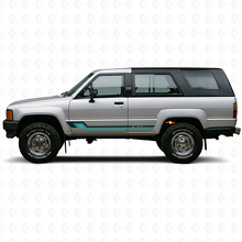 Adhesivo Vinilo de Rayas Laterales Estilo Vintage para Toyota 4Runner 1984-1989_2