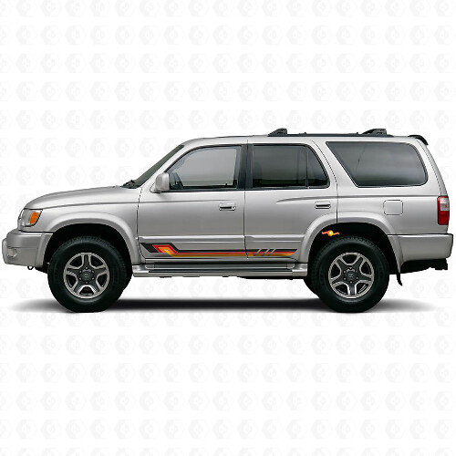 Calcomanía de Vinilo con Rayas Laterales de Estilo Vintage para Toyota 4Runner 1995-2002