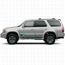 Calcomanía de Vinilo con Rayas Laterales de Estilo Vintage para Toyota 4Runner 1995-2002_2