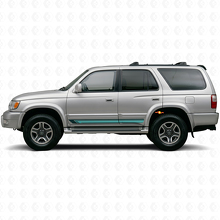 Calcomanía lateral de vinilo de rayas rectas vintage para Toyota 4Runner 1995-2002_2