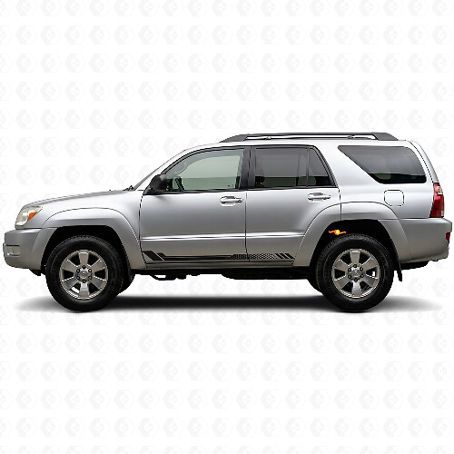 Calcomanía lateral de vinilo con rayas de panal para Toyota 4Runner 2002-2009