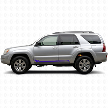 Calcomanía lateral de vinilo con rayas de panal para Toyota 4Runner 2002-2009_2