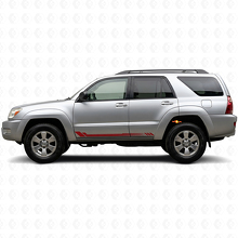 Calcomanía lateral de vinilo con rayas de panal para Toyota 4Runner 2002-2009_3
