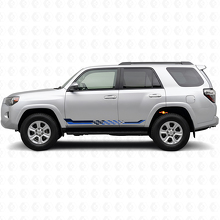 Calcomanía de Vinilo con Rayas Laterales de Bandera a Cuadros para Toyota 4Runner 2009-2024_2