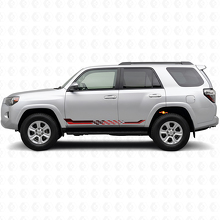 Calcomanía de Vinilo con Rayas Laterales de Bandera a Cuadros para Toyota 4Runner 2009-2024_3