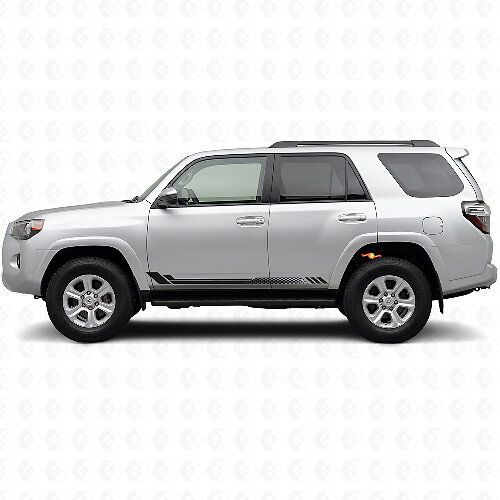 Calcomanía lateral de vinilo con rayas de panal para Toyota 4Runner 2009-2024_1