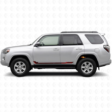 Calcomanía de vinilo de franjas laterales estilo racing para Toyota 4Runner 2009-2024_3