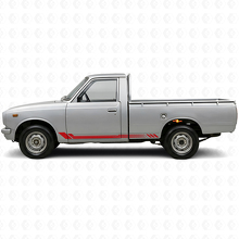 Calcomanía de vinilo lateral con rayas de panal para Toyota Hilux 1968-1972_3