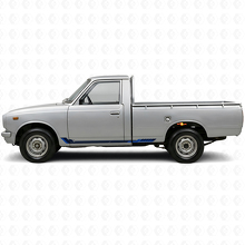 Calcomanía de vinilo con franjas laterales estilo racing para Toyota Hilux 1968-1972_2