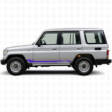 Calcomanía lateral de vinilo con rayas de panal para Toyota Land Cruiser Prado 1990-1996_2