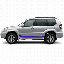 Calcomanía lateral de vinilo con franjas de panal para Toyota Land Cruiser Prado 2002-2009_2