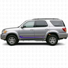 Vinilo lateral con rayas en panal para Toyota Sequoia 2000-2007_2