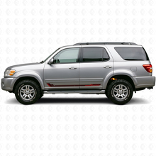 Calcomanía de Vinilo con Rayas Laterales Estilo Racing para Toyota Sequoia 2000-2007_3