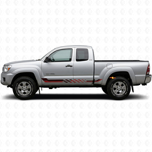 Calcomanía de Vinilo con Franjas Laterales de Bandera a Cuadros para Toyota Tacoma 2004-2015_3