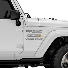 Calcomanías de Vinilo Zombie Resistance Corps para Jeep Wrangler Rubicon 2