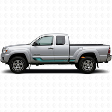 Calcomanía de vinilo con franjas laterales de estilo vintage para Toyota Tacoma 2004-2015_2