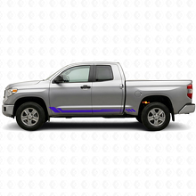 Calcomanía lateral de vinilo con franjas de panal para Toyota Tundra 2007-2021_2