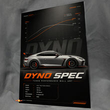 Panel de Arte de Pared de Acrílico Brillante con Especificaciones de Rendimiento Personalizado Dyno 2