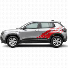 Vinilo decorativo lateral con gráfico de salpicaduras de barro para Jeep Avenger 2023+_3