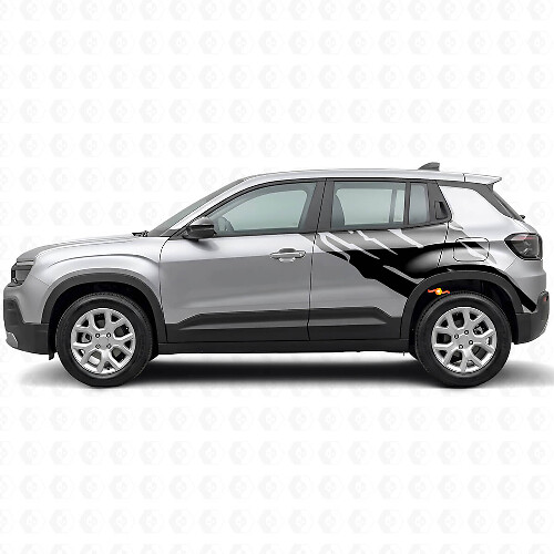Kit de calcomanías laterales de vinilo con gráfico de salpicaduras de barro para Jeep Avenger 2023+_1