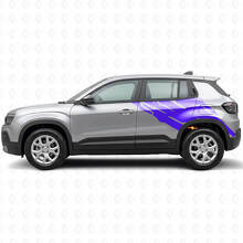 Kit de calcomanías laterales de vinilo con gráfico de salpicaduras de barro para Jeep Avenger 2023+_2