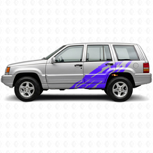 Calcomanía lateral de vinilo con gráfico de salpicadura de barro para Jeep Grand Cherokee 1993-1998_2