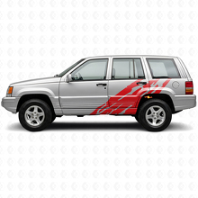 Calcomanía lateral de vinilo con gráfico de salpicadura de barro para Jeep Grand Cherokee 1993-1998_3
