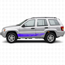 Kit de Calcomanías de Vinilo con Rayas Laterales Decoradas para Jeep Grand Cherokee 1999-2004_2