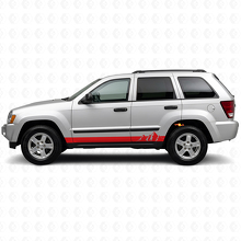 Calcomanía de Vinilo Lateral con Rayas Anchas de Montañas para Jeep Grand Cherokee 2005-2010_3