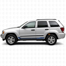 Vinilo de Franjas Laterales Estilo Racing para Jeep Grand Cherokee 2005-2010_2