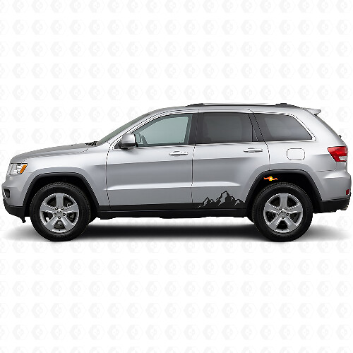 Vinilo Lateral con Franjas Finas de Montañas para Jeep Grand Cherokee 2011-2021_1