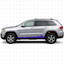 Vinilo Lateral con Franjas Finas de Montañas para Jeep Grand Cherokee 2011-2021_2