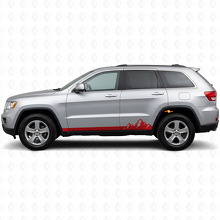 Vinilo Lateral con Franjas Finas de Montañas para Jeep Grand Cherokee 2011-2021_3