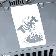Calcomanía de vinilo en forma de mano zombie para capó de Jeep Wrangler CJ YJ TJ JK_2