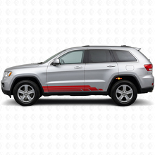 Kit de Calcomanías Laterales de Vinilo con Franjas Curvas para Jeep Grand Cherokee 2011-2021_3