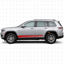 Kit de Calcomanías de Vinilo con Rayas Laterales Decoradas para Jeep Grand Cherokee 2021+_3