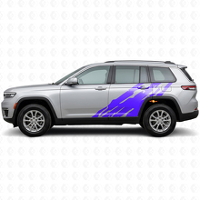 Gráfico de Salpicadura de Barro Vinilo Lateral para Jeep Grand Cherokee 2021+_2