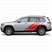 Gráfico de Salpicadura de Barro Vinilo Lateral para Jeep Grand Cherokee 2021+_3