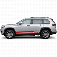Kit de Calcomanías Laterales de Vinilo con Rayas Curvas para Jeep Grand Cherokee 2021+_3