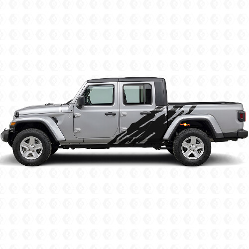 Calcomanía lateral de vinilo con gráfico de salpicadura de barro para Jeep Gladiator 2020+_1